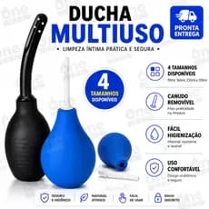 Ducha Higiênica Anal Íntima Ginecológica Chuca 220ml de Capacidade