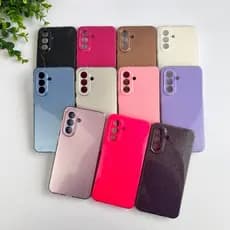 Capa Brilhante Forrada Para Samsung A36/ A37/ A56/ Capa Feminina CF68