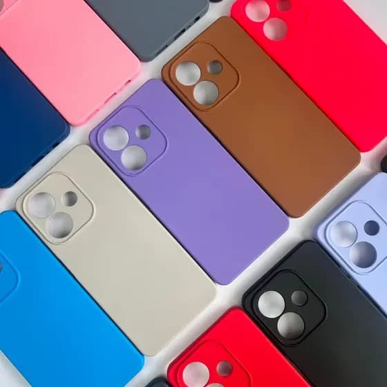 Capinha Para Oppo A3 4G-5G/ A40/ A60/ Capa Case Silicone Aveludada Colorida Forrada (CF26)