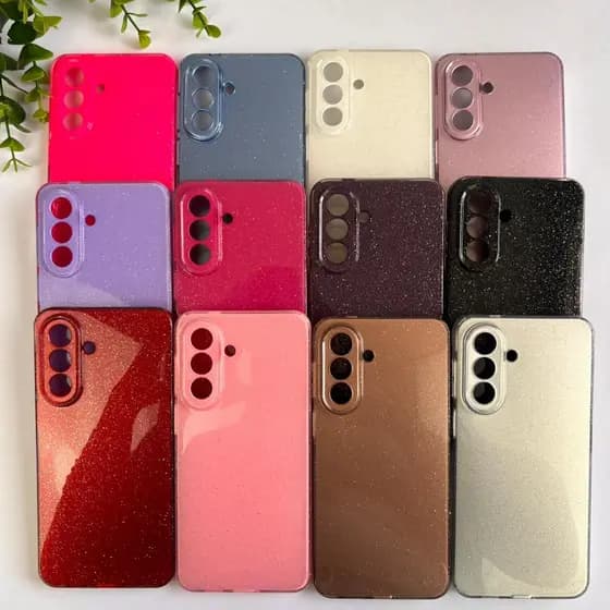Capa Brilhante Forrada Para Samsung A57 /Capa Feminina CF68.
