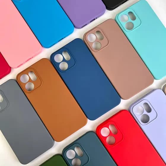 Capinha Para Oppo Reno 14F (5G) / Capa Case Silicone Aveludada Colorida Forrada (CF26)