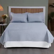 Kit Cobre Leito  Todos os Tamanhos 400 Fios Colcha de Cama para Cama