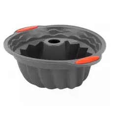 Forma de Silicone com Furo no meio Livre BPA forma para Pudim Bolo