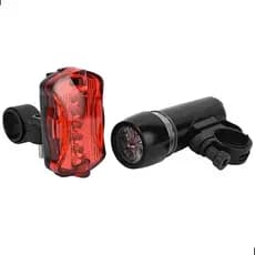 Kit Lanterna E Farol Para Bike A Pilha Acte Sports - A69 Cor