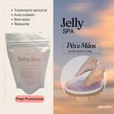 Spa dos pés Gelatina Sensorial para Massagem Relaxamento Autocuidado  e Tratamento dos Pés e Mãos