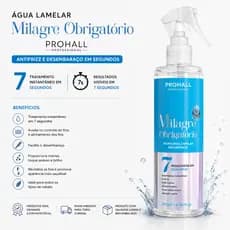 Água Lamelar Milagre Obrigatório em 7 Segundos Prohall 200ML
