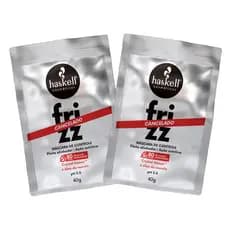 Haskell Kit 2 Mini Máscaras Frizz Cancelado  40g - Alinha Controle e Nutre