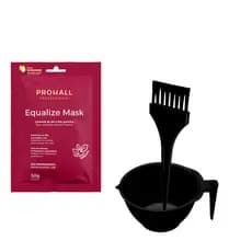 Mini Equalize Mask Prohall 50g Pós Química +Cumbuca com Pincel