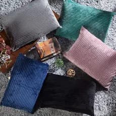 Par de Fronhas em Manta Canelada 70cm x 50cm - Mantinha Microfibra Toque Quente Macio para Inverno