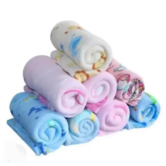 Manta Bebê Cobertor Infantil Quentinha Estampadas (tamanho 1.00m x 0.70cm)