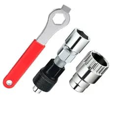 Chave Ferramenta Extrator Pedivela Com Cabo Sacador + Chave Extrator Bike Movimento Central