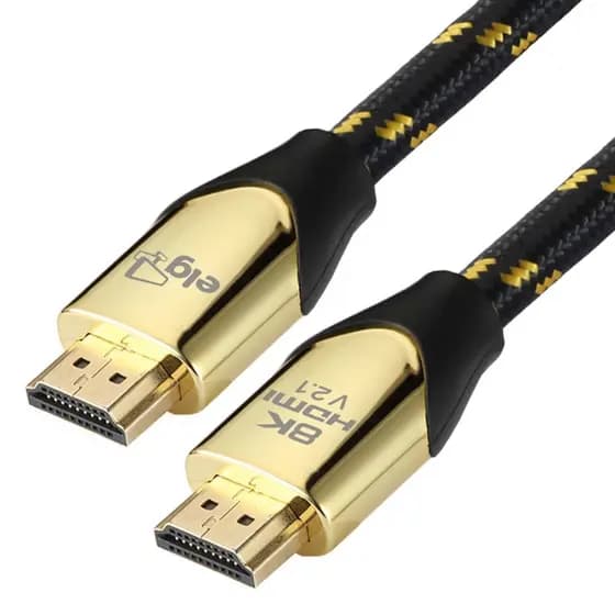 Cabo Hdmi Elg 2.1 Ultra Hd 8k 2m P/ Tv Pc Consoles - Hs8k20