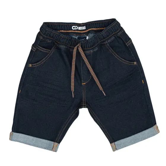 Bermuda Jeans Infantil Masculina Cos CD Shorts Clube do Doce