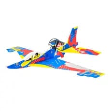 Avião Elétrico Voa de Verdade 35 Cm Isopor Luz LED Colorido