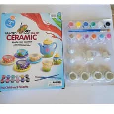 Kit Chá De Brinquedo Para Pintar Color Day