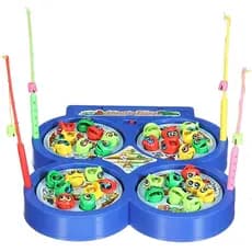 Jogo Pega Peixe Pescaria Maluca 32 Peixes E 4 Varas