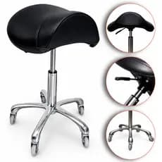 Mocho Sela Ergonômico Fixo Giratório Profissional para Clínica Estética e Salão Resistente - Akmed