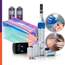 Derma Pen + Bolsa Necessaire Holográfica Caneta de Microagulhamento - Smart GR