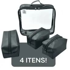 Necessaire Masculina Organizador Mala Viagem Maquiagem - bubag