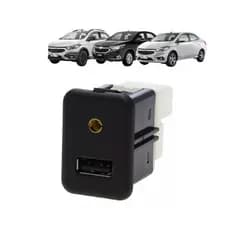 Conector Usb Auxiliar GM Prisma Onix c Tracker 6 Pinos
