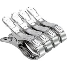 Kit 10 Prendedor De Roupa Inox Grande Forte Segurar Pregador