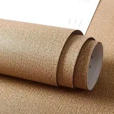 Papel de Parede Linho Grande Marrom 5 Metros x 0,45cm