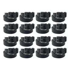 Kit 12 Cintos Preto Masculino Couro Sintético