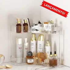 Estante Organizadora De Maquiagem Cosméticos 2 Andares