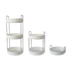 Bandeja Organizadora Multiuso Lavabo Perfumes Maquiagem Cozinha Cosmeticos Fruteira Decorativa