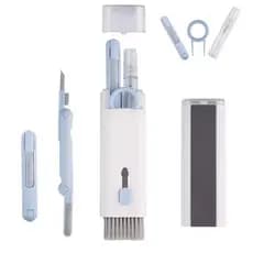Kit de Limpeza de Teclado de Computador 7 em 1, Caneta de Limpeza para Fones de Ouvido Ferramentas de Limpeza
