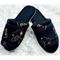 Chinelo de quarto; pantufa aberta,chinelinho de pano, pantufa de pano
