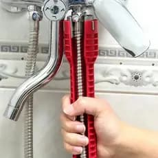 Chave Multiuso Grifo Instalador Hidráulico 8x1  Cano Pia Torneira Filtro Encanamento Chave Inglesa