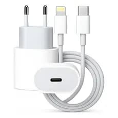 Carregador Turbo 20W Para Iphone 8 Plus X Xr 11 12 13 14 Pro Max Lightning