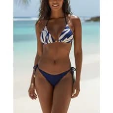 Biquíni Zebra Chic: Seu Verão com Estilo e Conforto na Shopee! Biquíni micro fio marquinha bronze perfeito