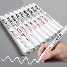 Conjunto De Marcadores De Marca Texto/Caneta Gel Branco/Pintura Criativa/Material Escolar/manga