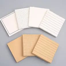 Bloco De Notas / Bloco De Notas / Papel Kraft / 80 Folhas / Colados / Material Escolar / Escritório / Papelaria
