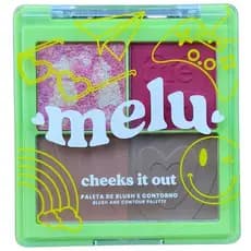 Paleta de Blush Contorno Iluminador Melu RR-M1005