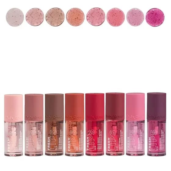 Kit C/8 Lip Oil Fresh Ruby Rose HBL6526