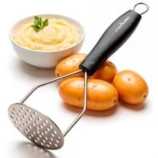 Amassador De Batatas Manual Inox Pure Legumes Feijao Carne Prensa Espremedor Cozinha