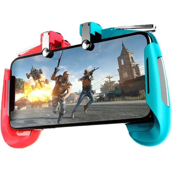 10 Gamepads com Gatilho Controle Celular Joystick Suporte Jogo Gamer Mobile