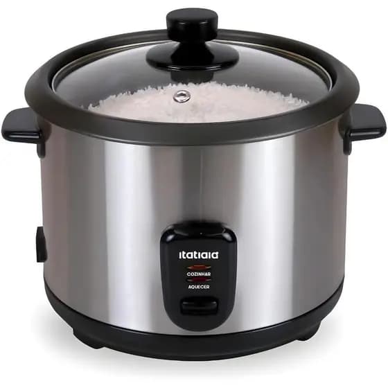 Panela de Arroz Elétrica Midi Itatiaia 8 Xícaras 1,5L 127V 500W INOX