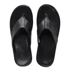 Chinelo Casual em Couro Original Super Confortável Chinelo Cabicera com sola de borracha