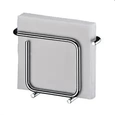 Suporte Porta Guardanapos Papel Mesa Posta de Aço Carbono Cromado