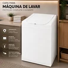 Capa Maquina Lavar Tam. G A:98cm x L:68cm x P:68m