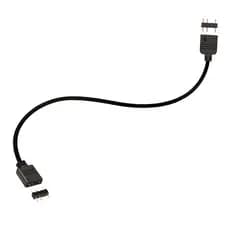 Cabo De Extensão Led Argb 3 Pinos 5V - 30cm (300mm) Extensor Cabo Fita De Led E Cooler Fan