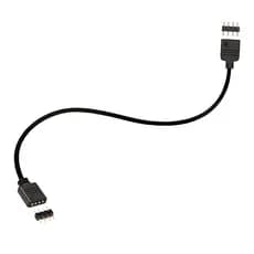 Cabo De Extensão Led Rgb 4 Pinos 12V - 2m (200cm) Extensor Cabo Fita De Led E Cooler Fan