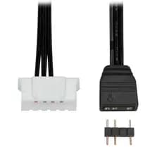 CABO ADAPTADOR 6 PINOS PARA 3 PINOS (ARGB 5V), ADAPTADOR CONTROLADORA DE FAN 6 PINOS