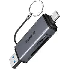 Adaptador Leitor Cartão De Memória Tipo Pen Drive Sd Tf Card Micro SD
