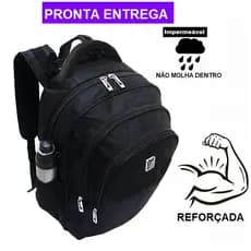 Mochila Escolar Bolsa Impermeável Notebook Grande
