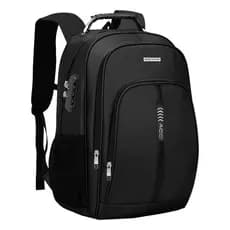 Mochila Notebook Reforçada com Entrada USB e Entrada Fone de Ouvido Impermeável Bolsa Média/Grande